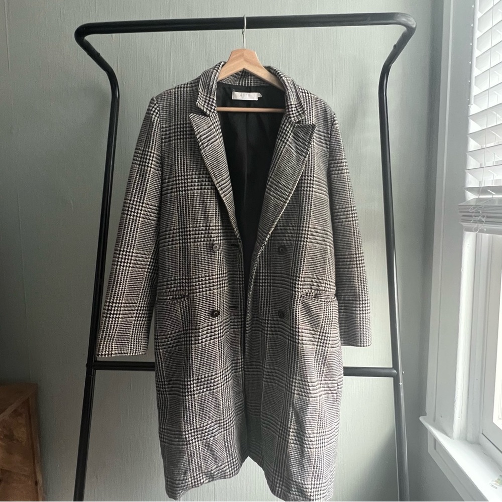 ASTR the Label Kensington Black Plaid Coat